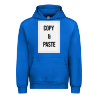 Cobalt Copy Paste Urban Hoodie - Craftify