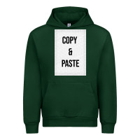 Forest Green Copy Paste Urban Hoodie - Craftify