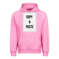 Fuchsia Pink Copy Paste Urban Hoodie - Craftify
