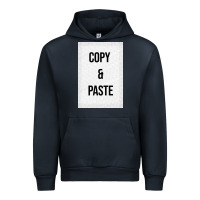 Navy Copy Paste Urban Hoodie - Craftify