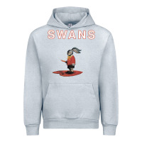 Heather Grey Swans Urban Hoodie - Craftify