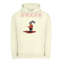 Pigment Pistachio Swans Urban Hoodie - Craftify