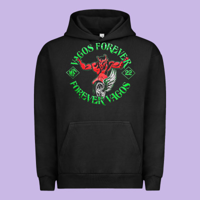 Vagos Mc Urban Hoodie Designed By Craftify