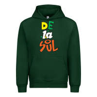 Forest Green De La Soul Print Urban Hoodie - Craftify