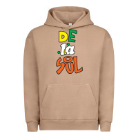 Pigment Burro De La Soul Print Urban Hoodie - Craftify