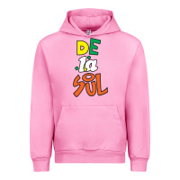 Fuchsia Pink De La Soul Print Urban Hoodie - Craftify