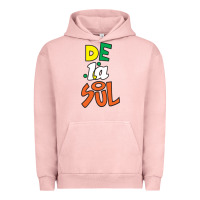 Pigment Salmon De La Soul Print Urban Hoodie - Craftify