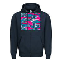 Navy usa flag Zipper Hoodie - AdoDesignShop