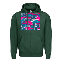 Sports Green usa flag Zipper Hoodie - AdoDesignShop
