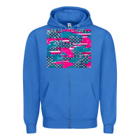 True Royal usa flag Zipper Hoodie - AdoDesignShop