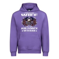 Tulip proud wife of an air force veteran military vet spouse gifts premium m Urban Hoodie - Craftify
