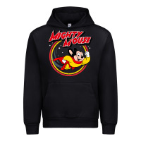 Black the mighty mouse Urban Hoodie - InspiraDesign