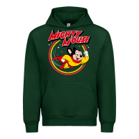 Forest Green the mighty mouse Urban Hoodie - InspiraDesign