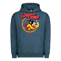 Pigment Midnight Navy the mighty mouse Urban Hoodie - InspiraDesign