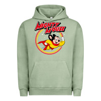 Pigment Oil Green the mighty mouse Urban Hoodie - InspiraDesign
