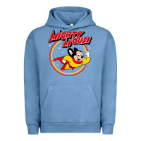 Pigment Pebble Blue the mighty mouse Urban Hoodie - InspiraDesign