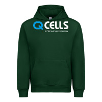 Forest Green Mesmerizing Q Cells Urban Hoodie - InspiraDesign