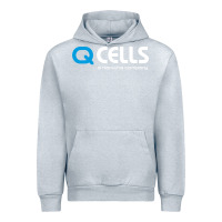 Heather Grey Mesmerizing Q Cells Urban Hoodie - InspiraDesign