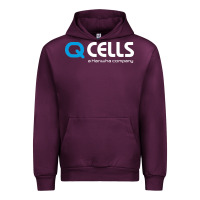 Mauve Wine Mesmerizing Q Cells Urban Hoodie - InspiraDesign