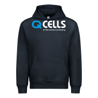 Navy Mesmerizing Q Cells Urban Hoodie - InspiraDesign