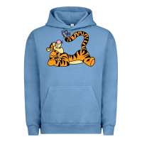 Pigment Pebble Blue tigger Urban Hoodie - InspiraDesign