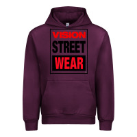 Mauve Wine VISION STREET WEAR Urban Hoodie - InspiraDesign