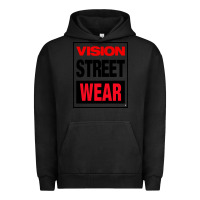 Pigment Black VISION STREET WEAR Urban Hoodie - InspiraDesign