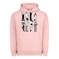 Pigment Salmon knives horror movie friday halloween horror goth evil t shirt Urban Hoodie - InspiraDesign