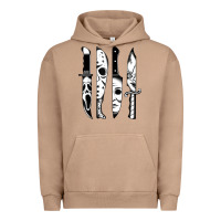 Pigment Burro knives horror movie friday halloween horror goth evil t shirt Urban Hoodie - InspiraDesign