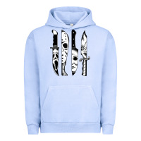 Pigment Grape Ice knives horror movie friday halloween horror goth evil t shirt Urban Hoodie - InspiraDesign