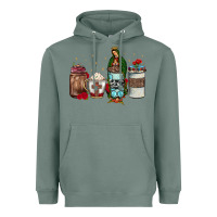 Sage our lady of guadalupe coffee Heavyweight Hoodie - JahusDesignShop