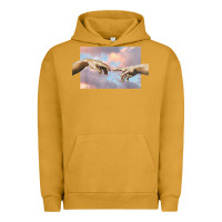 Pigment Peanut Butter creation of adam hands aesthetic t shirt Urban Hoodie - InspiraDesign