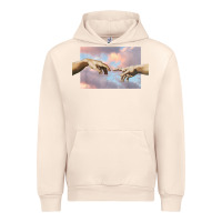 Sandshell creation of adam hands aesthetic t shirt Urban Hoodie - InspiraDesign