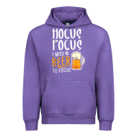 Tulip Hocus Pocus I Need Beer To Focus Funny Halloween Witch 1 Urban Hoodie - InspiraDesign