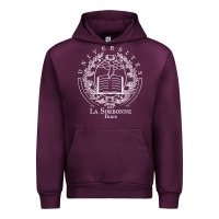 Mauve Wine Universite Paris La Sorbonne Urban Hoodie - InspiraDesign