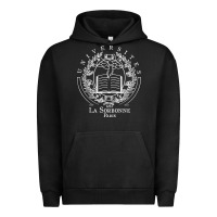Pigment Black Universite Paris La Sorbonne Urban Hoodie - InspiraDesign