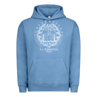 Pigment Pebble Blue Universite Paris La Sorbonne Urban Hoodie - InspiraDesign