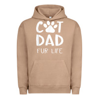 Pigment Burro funny cat dad fathers day gift shirt fur life cat tee Urban Hoodie - InspiraDesign
