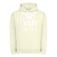 Pigment Pistachio funny cat dad fathers day gift shirt fur life cat tee Urban Hoodie - InspiraDesign
