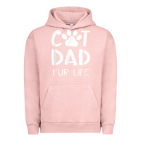 Pigment Salmon funny cat dad fathers day gift shirt fur life cat tee Urban Hoodie - InspiraDesign