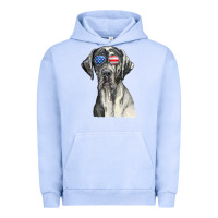 Pigment Grape Ice great dane sunglasses american usa flag 4th of july fourth t shirt Urban Hoodie - InspiraDesign