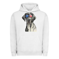 Pigment Lunar Rock great dane sunglasses american usa flag 4th of july fourth t shirt Urban Hoodie - InspiraDesign