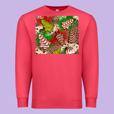 Little Debbie Tree Cakes Leopard Premium Sweatshirt Designed By Jahusdesignshop