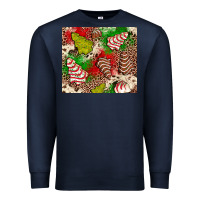 Navy little debbie tree cakes leopard Premium Sweatshirt - JahusDesignShop