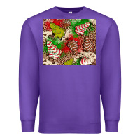 Purple little debbie tree cakes leopard Premium Sweatshirt - JahusDesignShop