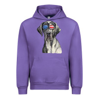 Tulip great dane sunglasses american usa flag 4th of july fourth t shirt Urban Hoodie - InspiraDesign