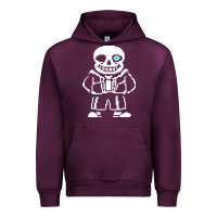 Mauve Wine undertale sans Urban Hoodie - InspiraDesign