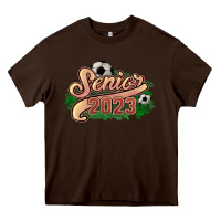 Chocolate Brown Senior 2023 Soccer Heavy Core Tee - HowdyJamesFarm