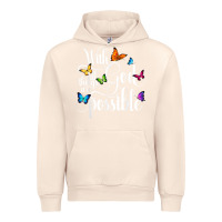 Sandshell With God All Things Are Possible  Religious Butterfly Art Urban Hoodie - InspiraDesign