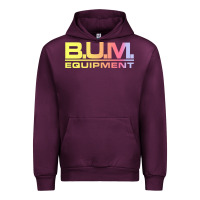 Mauve Wine vintage bum equipment 02 Urban Hoodie - InspiraDesign